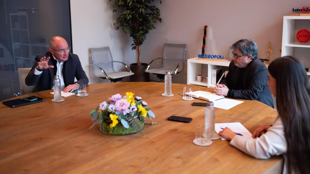 Ferran Falcó durant l'entrevista amb Metrópoli