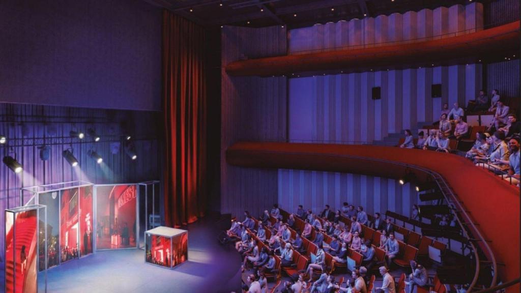 Render del teatro del proyecto Gènesis de Focus