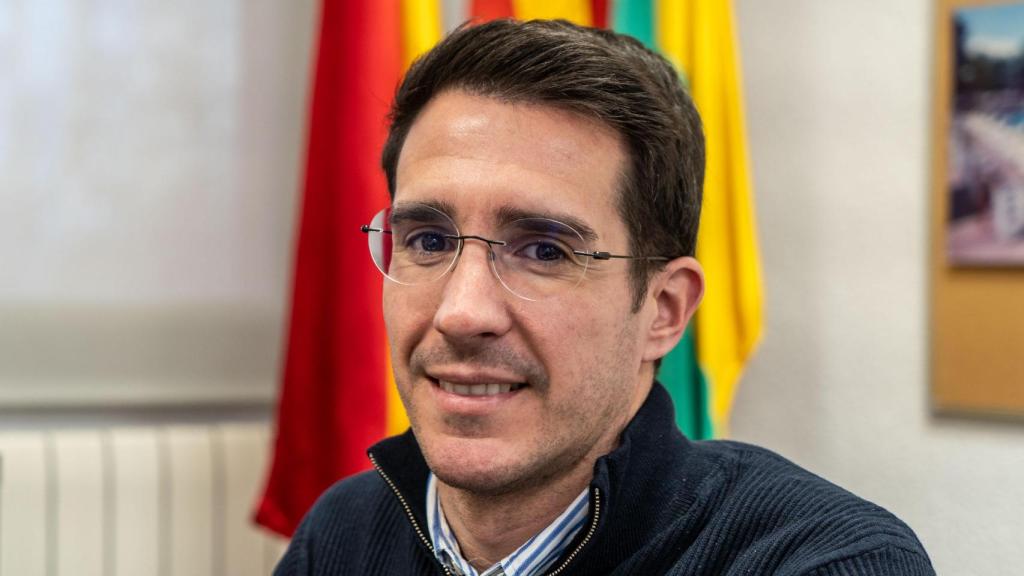 Josep Martínez, alcalde de Badia, durant l'entrevista amb Metrópoli