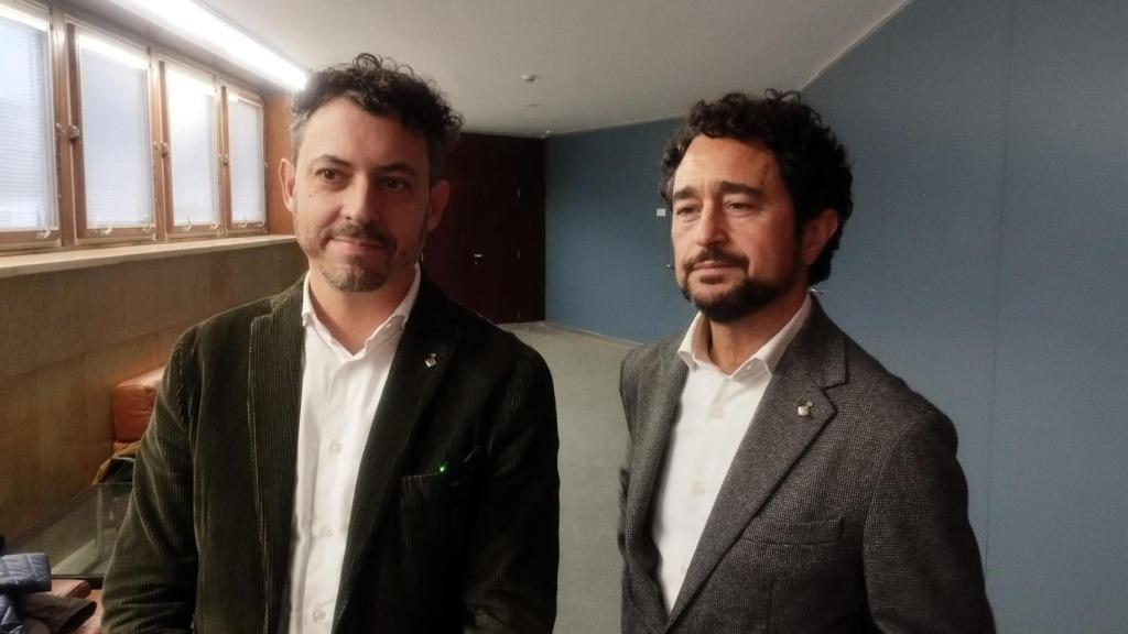 Rodríguez y Calvet atienden a los medios este martes
