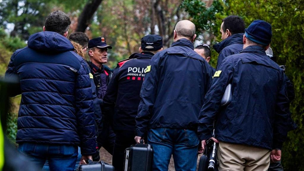 Los Mossos d'Esquadra, en la zona cero del accidente para iniciar la investigación