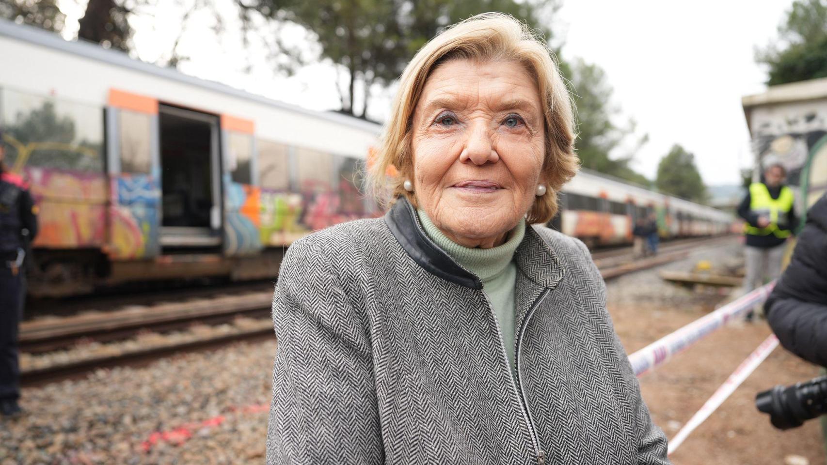 Ernestina Torelló, vecina y testigo del accidente mortal en Gelida