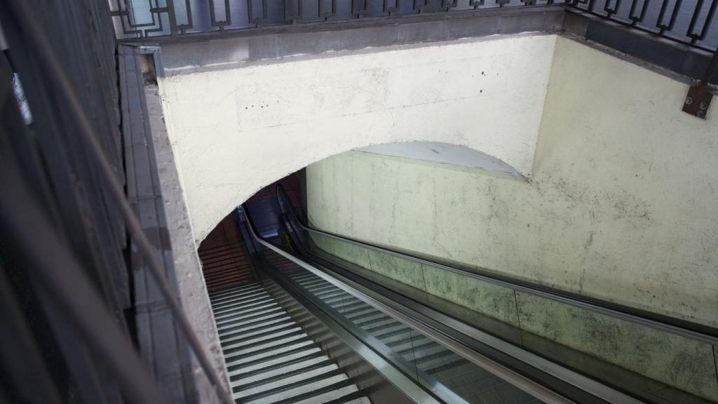 Estación de Rodalies vacía debido al paro