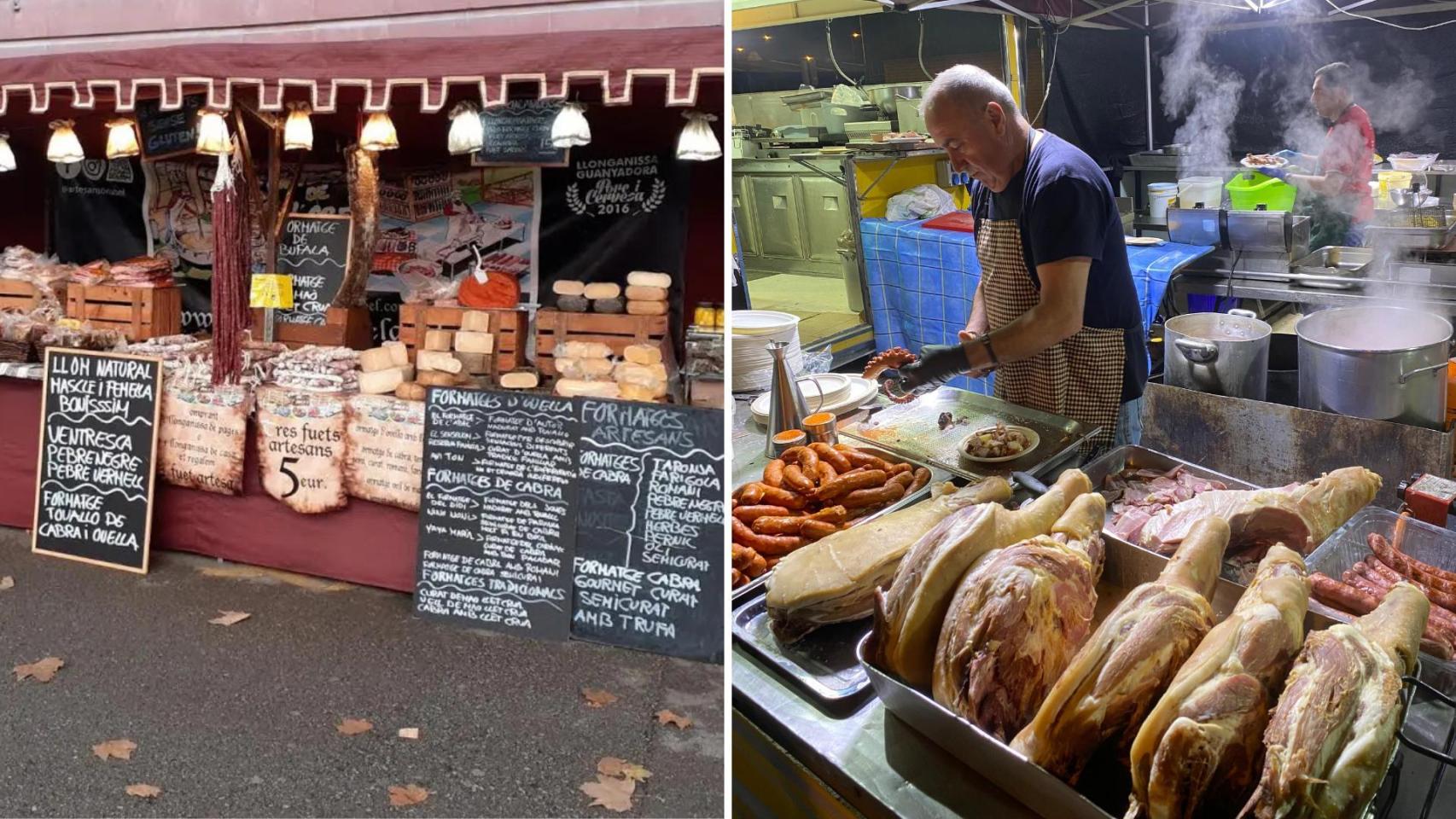 Imagen de archivo de paradas de la Fira de la Candelera de Molins de Rei