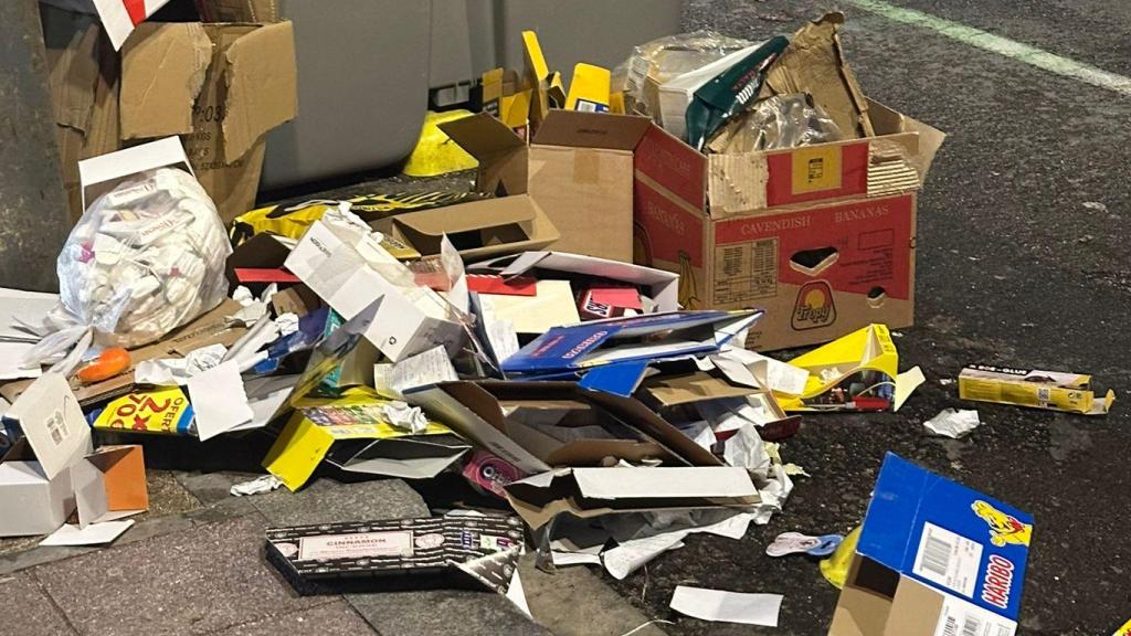 Suciedad en el barrio de Porta