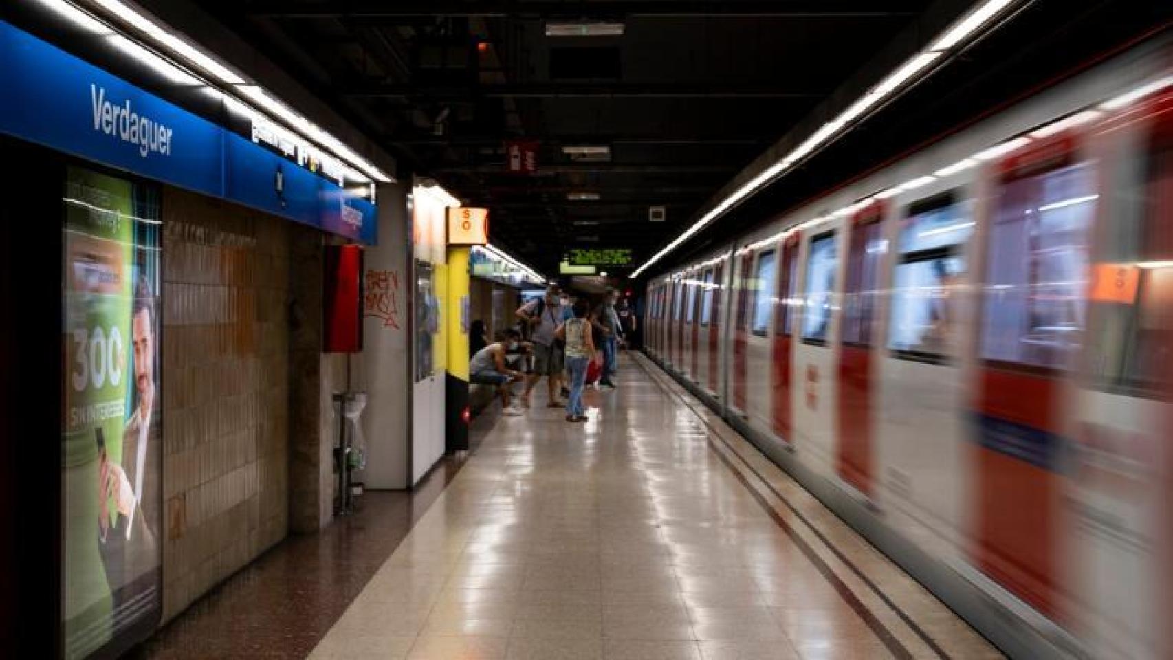 La estación de Verdaguer en una imagen de archivo