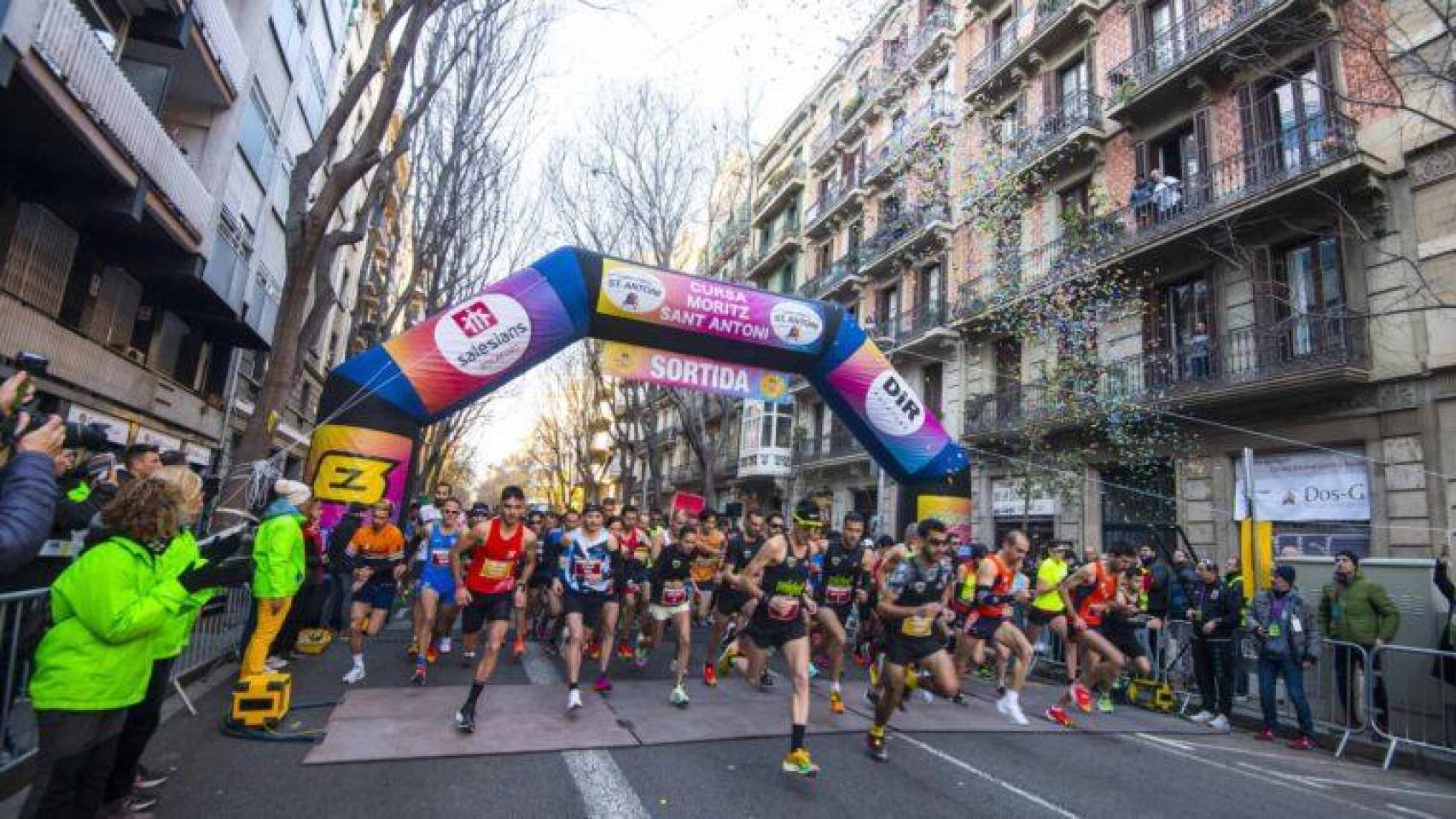 La Cursa de Sant Antoni en una edición anterior