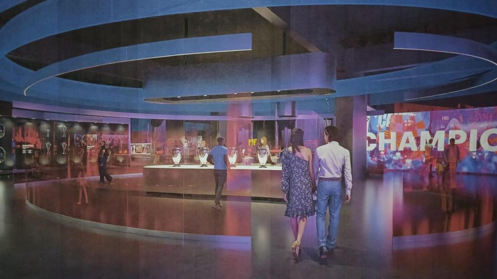 Un dels renders del nou museu del Barça als quals ha pogut tenir accés Culemanía