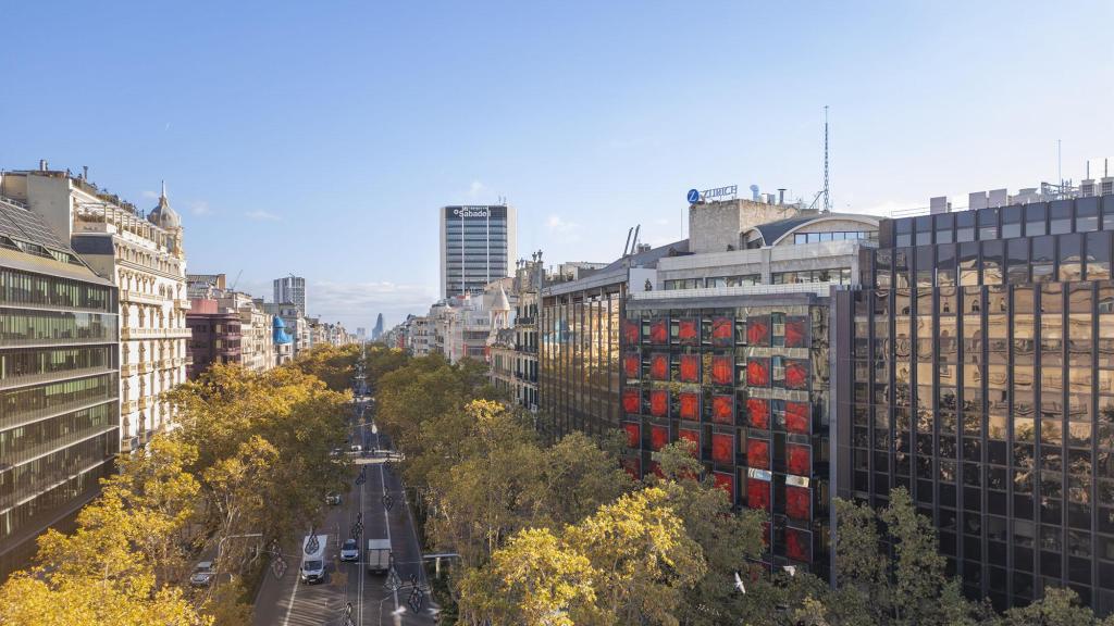 Edificios de oficinas de la avenida Diagonal de Barcelona