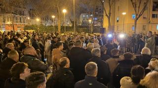 Albiol en su reunión con los vecinos de Sant Roc