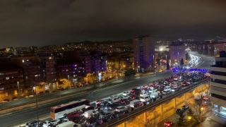 Manifestación en la C-31 contra la inseguridad en Sant Roc
