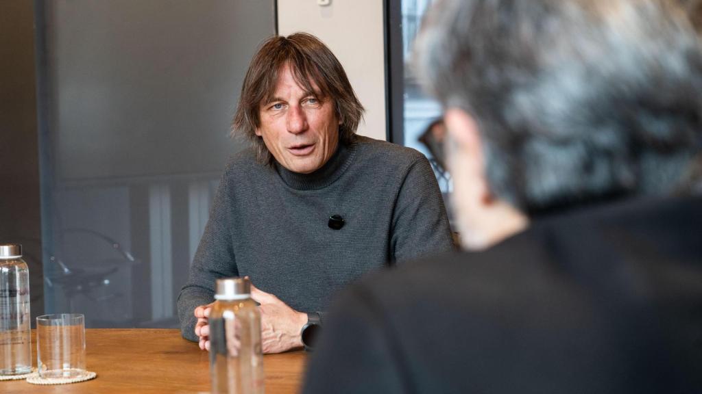 Andreu Absil, alcalde de Montgat, durante su entrevista con Metrópoli