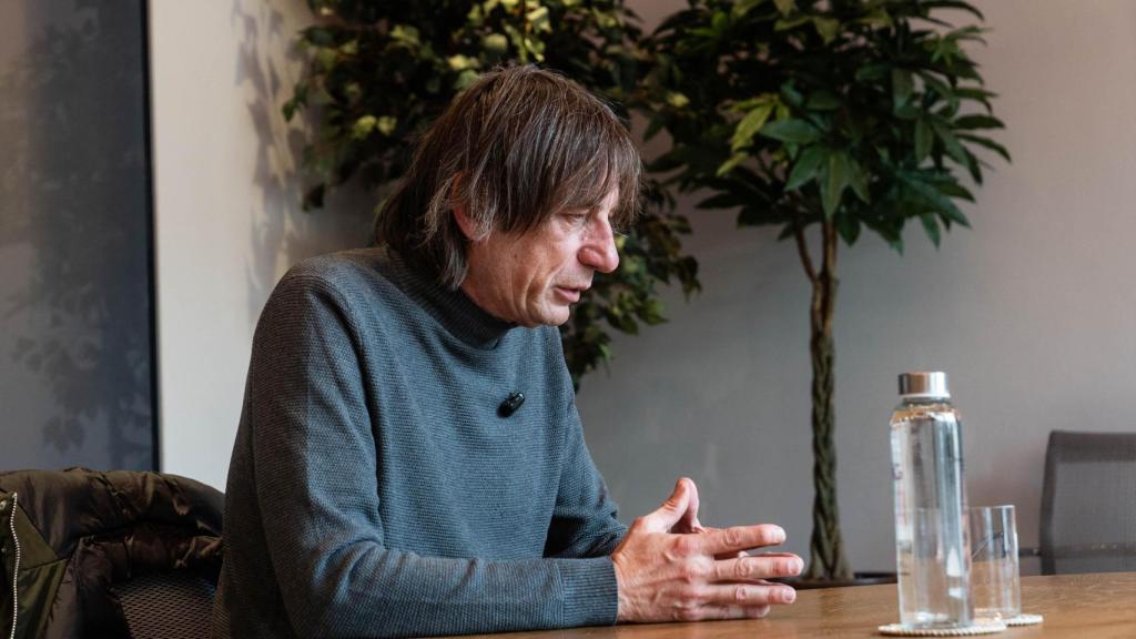 Andreu Absil, alcalde de Montgat, durante la entrevista con Metrópoli