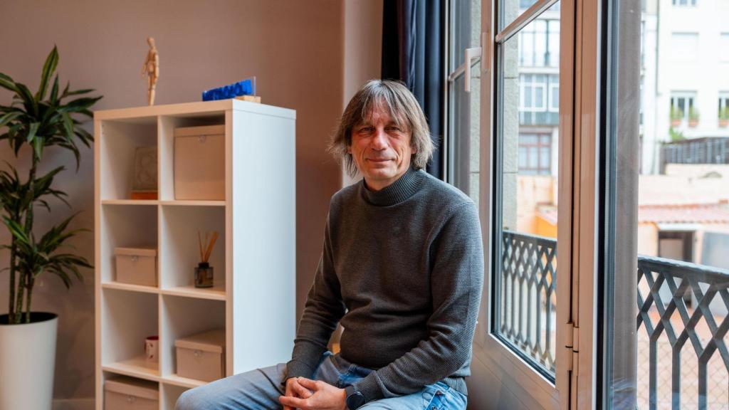 Andreu Absil, alcalde de Montgat, durante su entrevista con Metrópoli