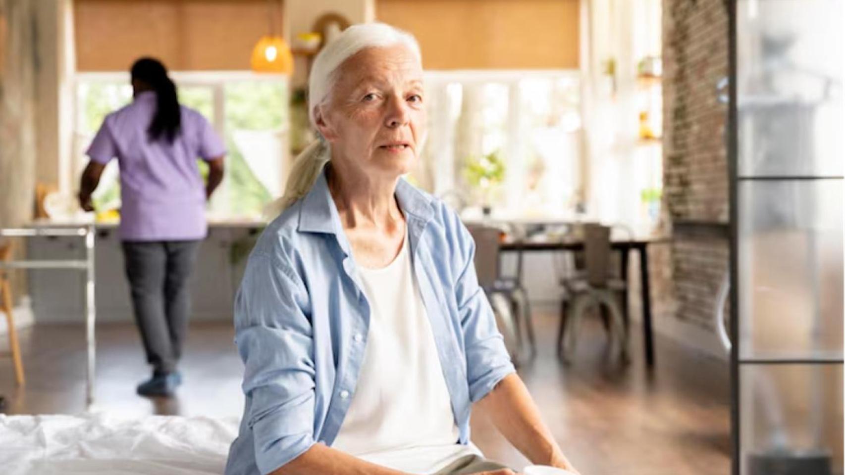 Persona mayor asistida