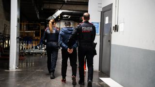 Imagen de archivo de una detención de los Mossos