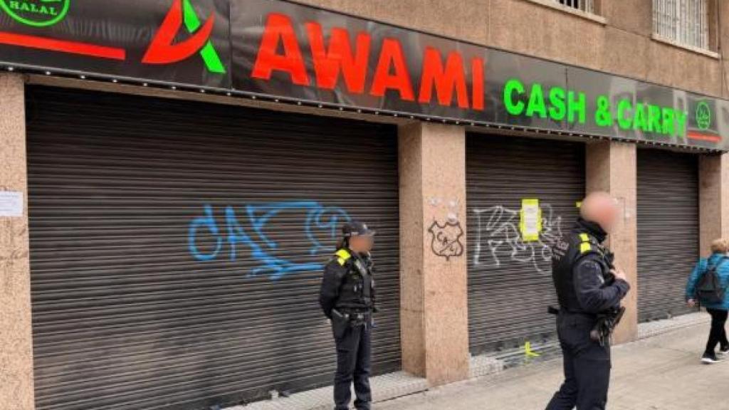 Imagen del supermercado cerrado