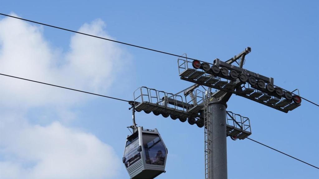 Teleférico de Montjuïc, a 1 de octubre de 2025, en Barcelona