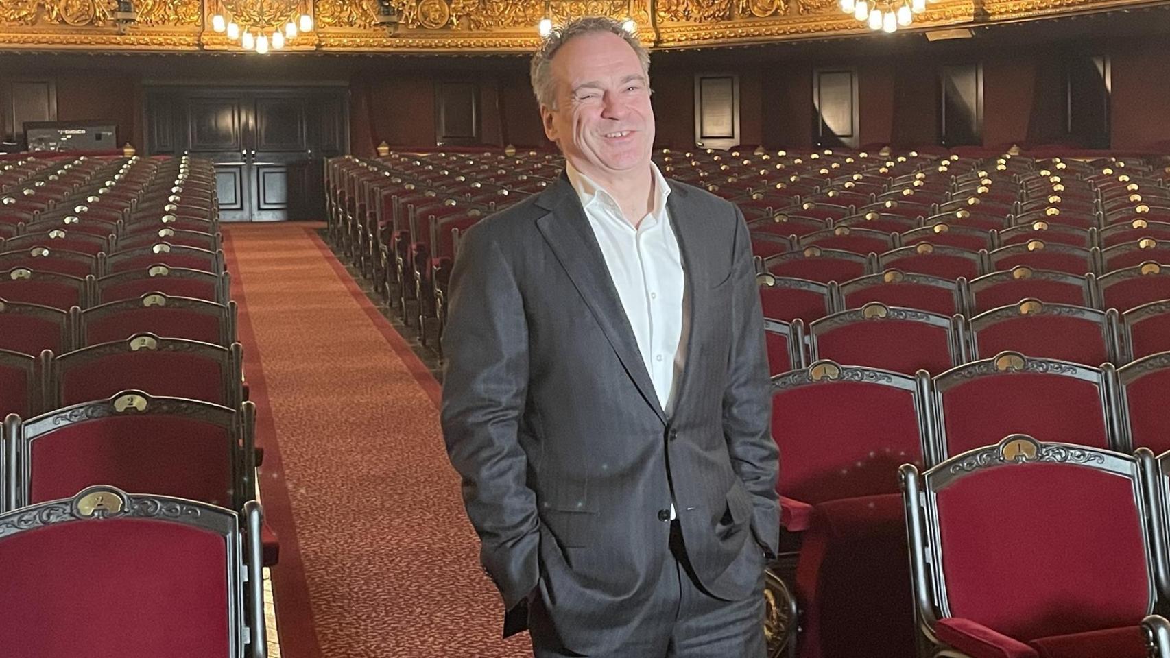 Jonathan Nott en la presentación como nuevo director musical del Liceu