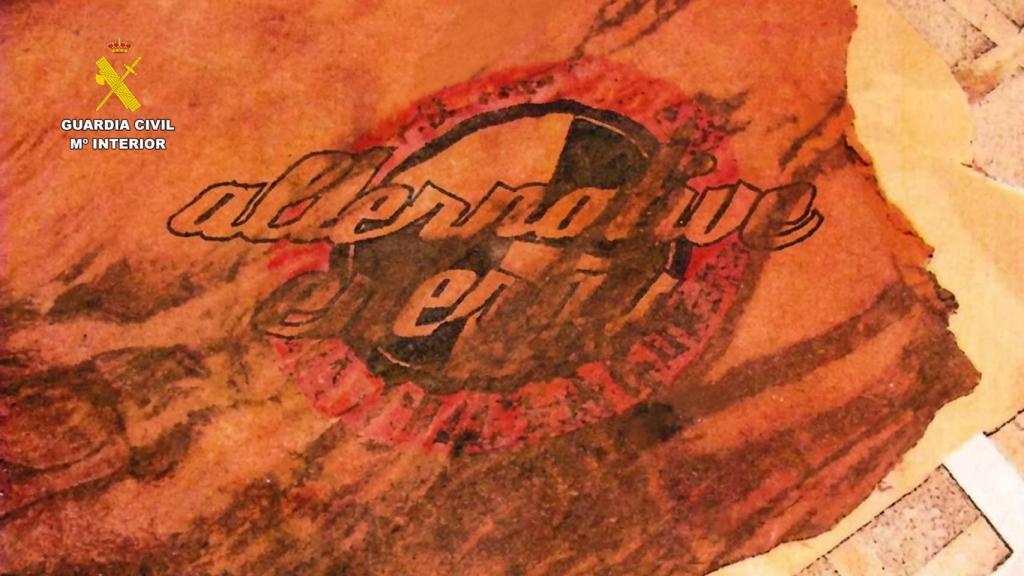 Fragment d’una samarreta relacionada amb la investigació