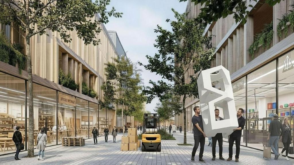 Render del futur polígon de Montsolís