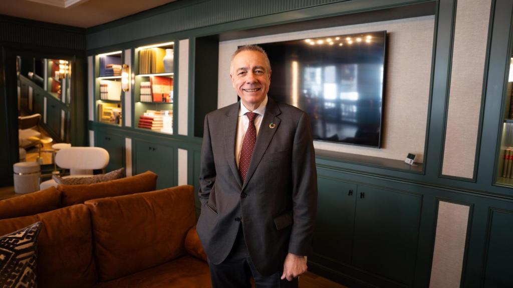 Pere Navarro, delegado especial del Estado en el Consorci de la Zona Franca de Barcelona (CZFB), tras la entrevista con Metrópoli