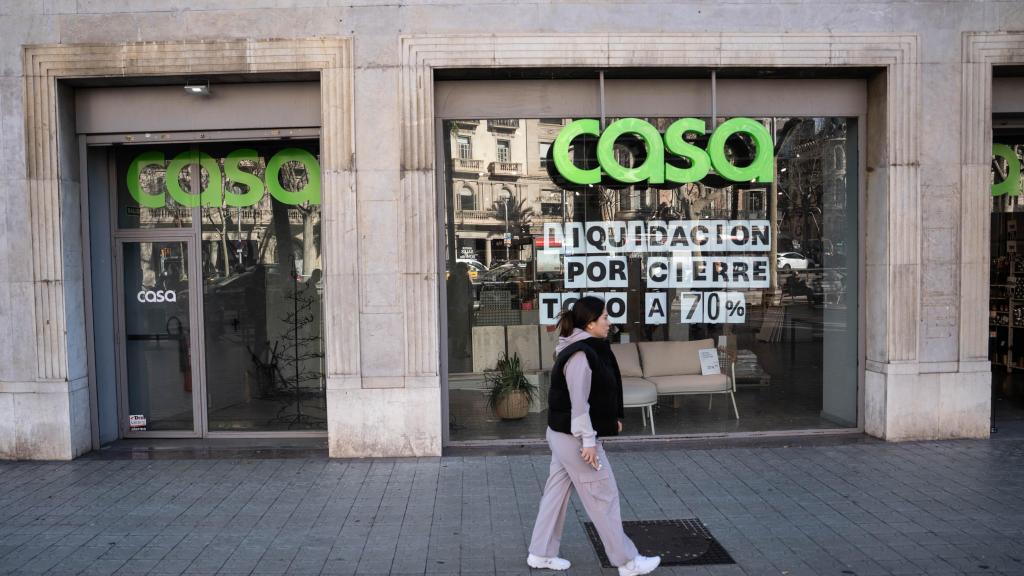 La tienda de Casa de la avenida Diagonal, en liquidación por cierre