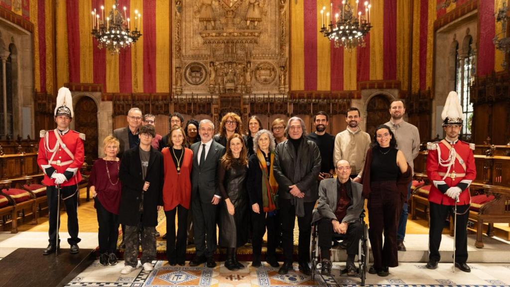 Carme Elias recibe la Medalla de Oro al Mérito Cultural de Barcelona.