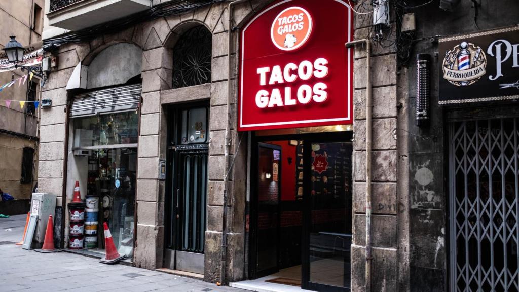 Un dels locals de Tacos Galos, ubicat al Raval