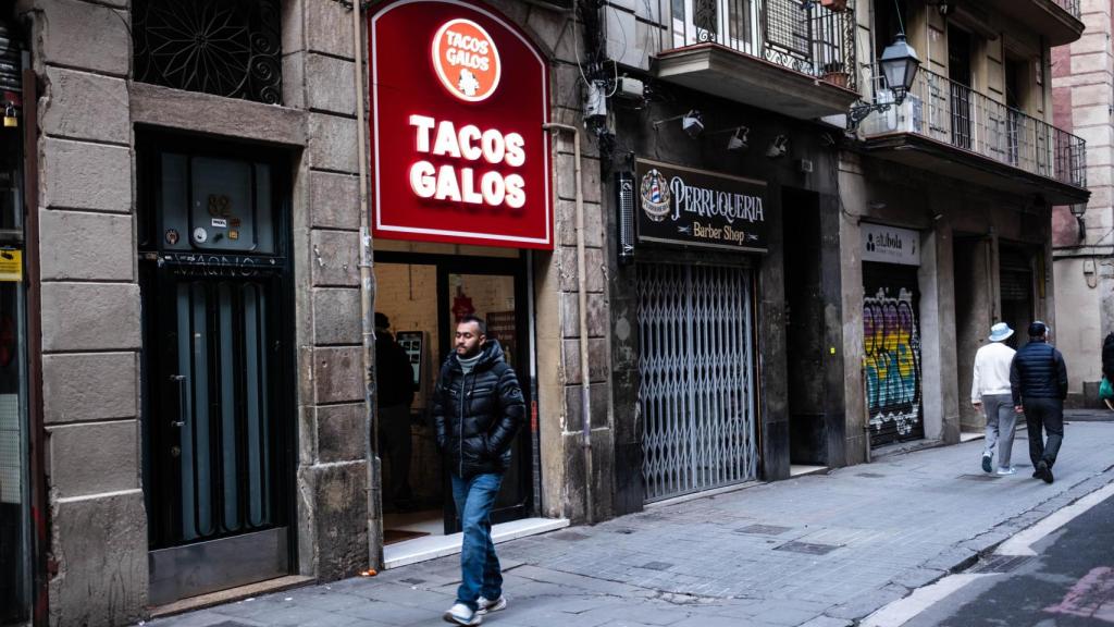 Un dels locals de Tacos Galos, ubicat al Raval