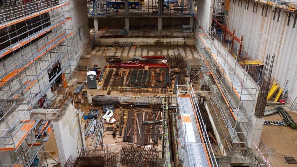 Obras del auditorio de Esplugues