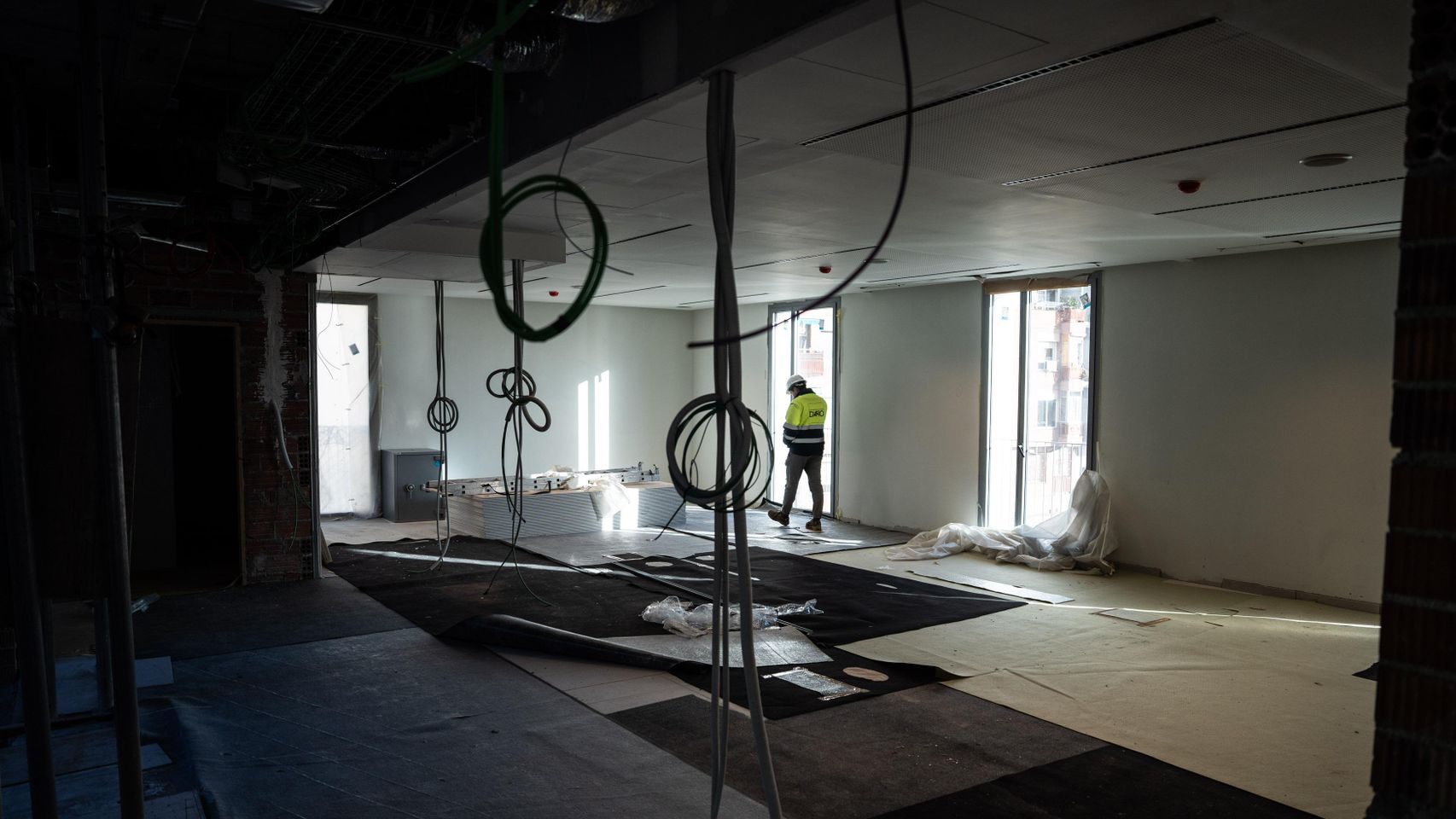 Imagen de archivo de obras de la nueva comisaría en Santa Coloma