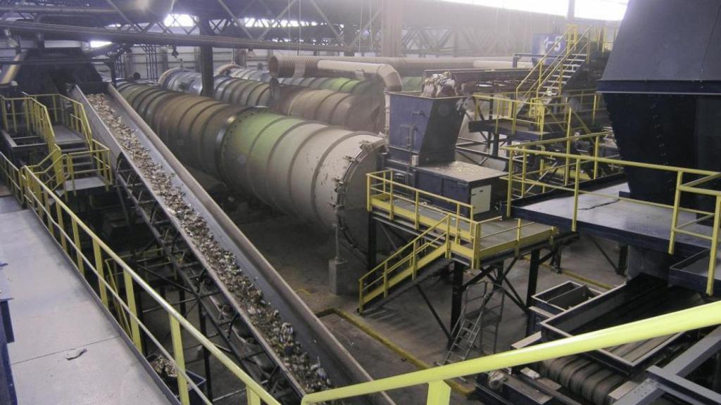 El interior de la planta Ecoparc de Zona Franca en un a imagen de archivo