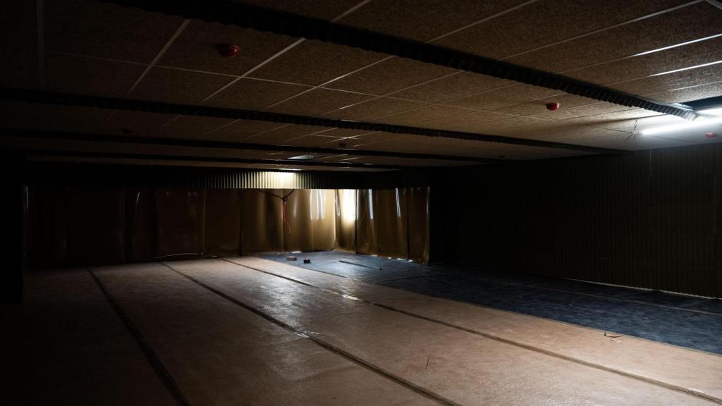 La futura galería de tiro de la nueva comisaría de Santa Coloma