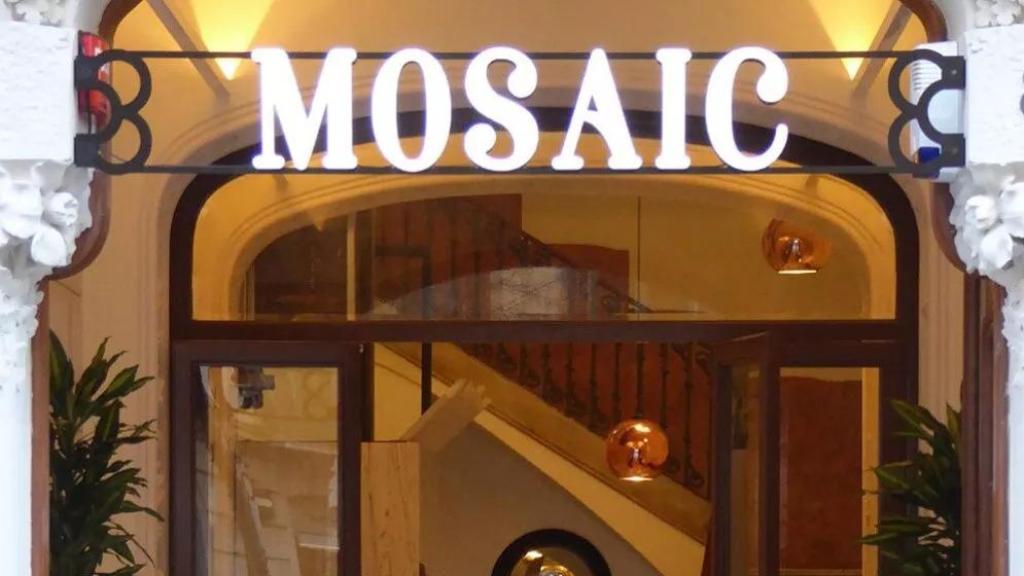 Entrada del Hotel Mosaic, en Barcelona