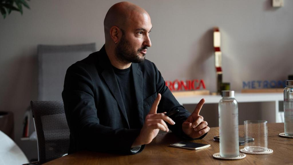 José Gras, regidor de Sant Adrià, durant la seva entrevista amb Metrópoli