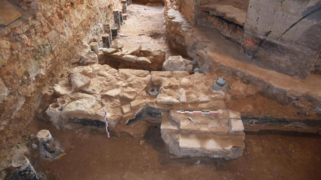 Las obras del futuro CAP Raval Nord revela restos inéditos de la Barcelona medieval