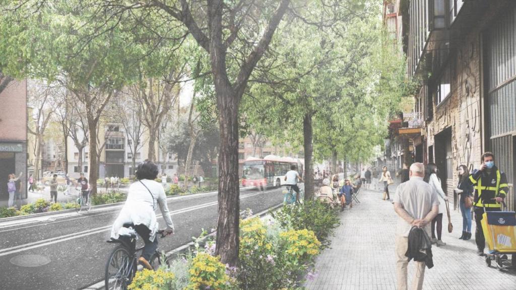 Render de la futura avenida de Alfons XIII