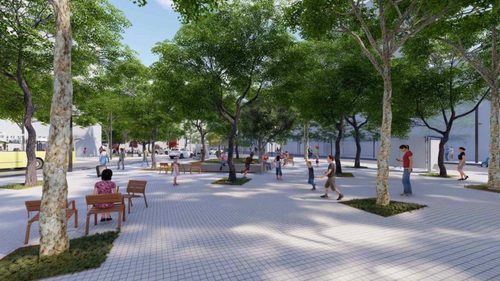 Render de la futura avenida de Alfons XIII