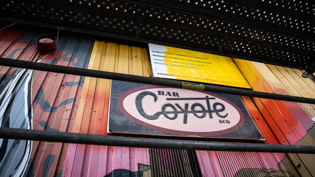 Entrada al Bar Coyote de Barcelona
