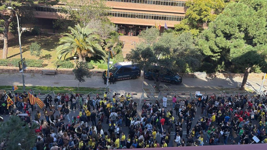 Manifestació de docents a Barcelona