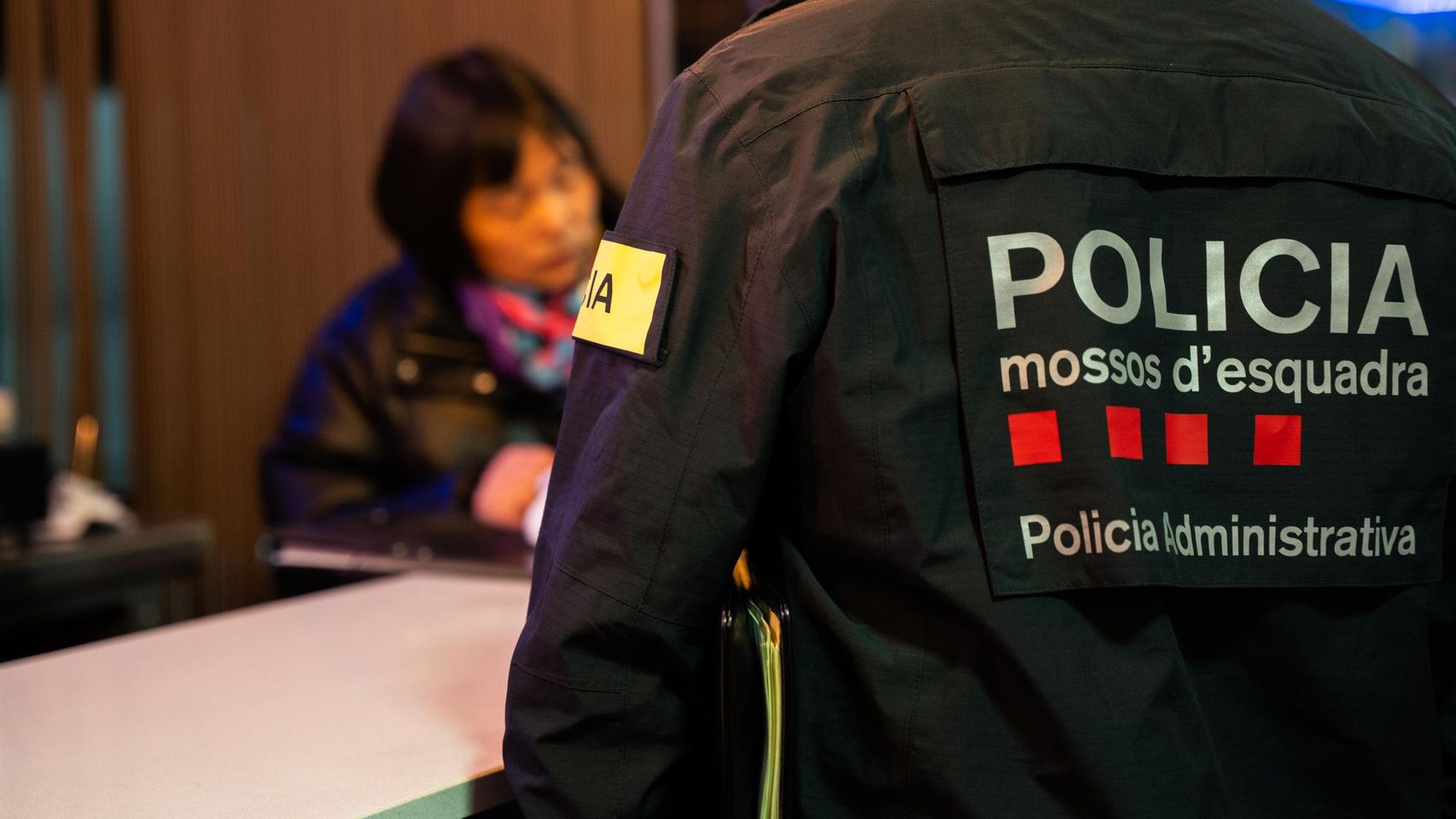 Mossos d'Esquadra durante un operativo