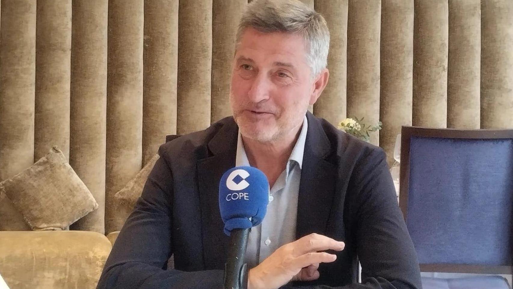 Jordi Martí Galbis (Junts) en la entrevista en la Cadena Cope