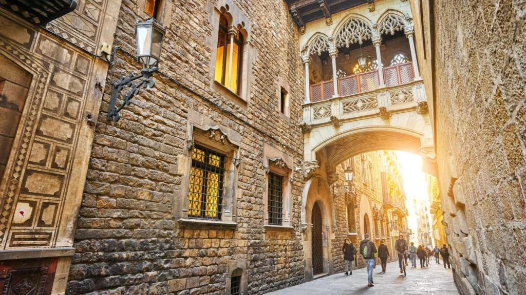 Carrers del barri Gòtic de Barcelona, a Ciutat Vella