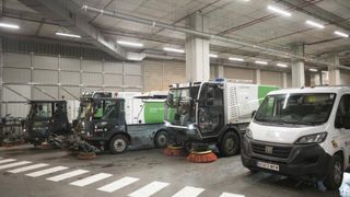 Brigadas de limpieza en Barcelona