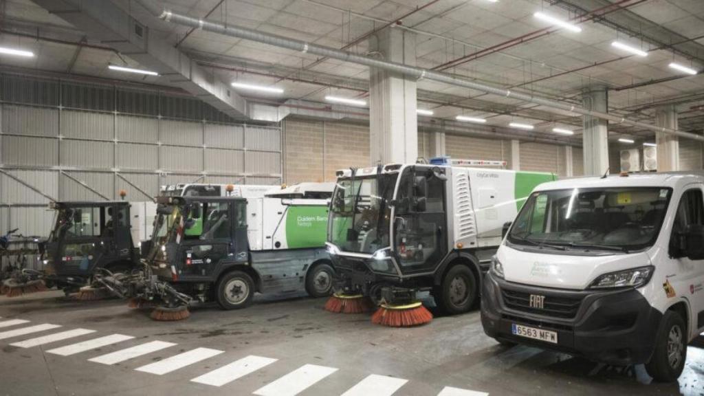 Brigadas de limpieza en Barcelona