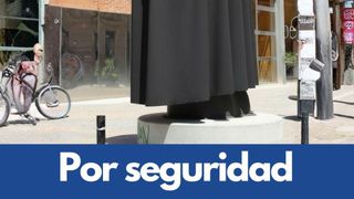 El PP de Barcelona cubre con burka cuatro estatuas de la ciudad mediante la IA