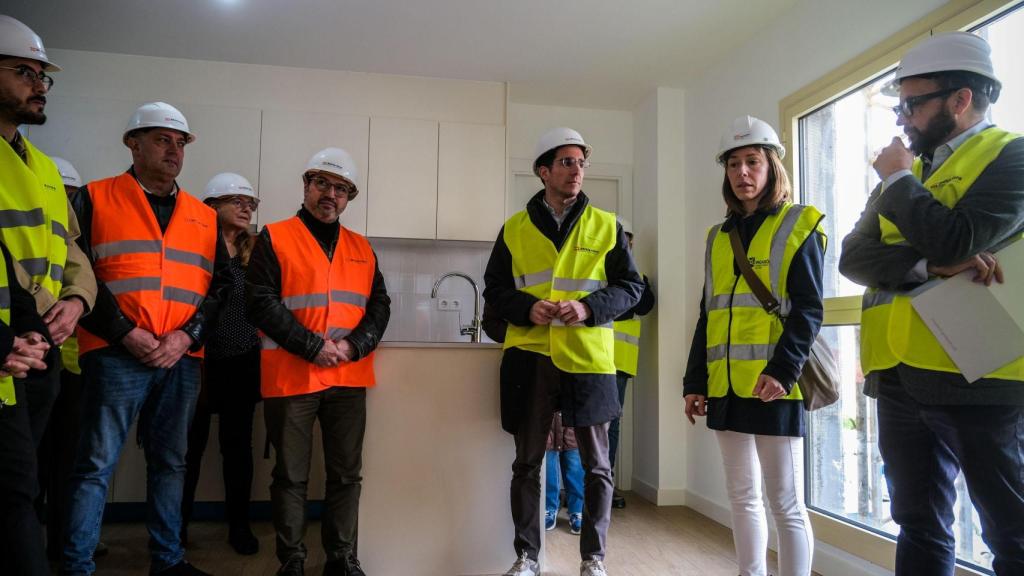 Visita de las viviendas en Badia del Vallès