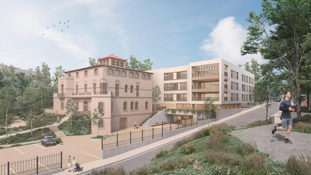 Render del proyecto de la residencia de Sant Vicenç dels Horts
