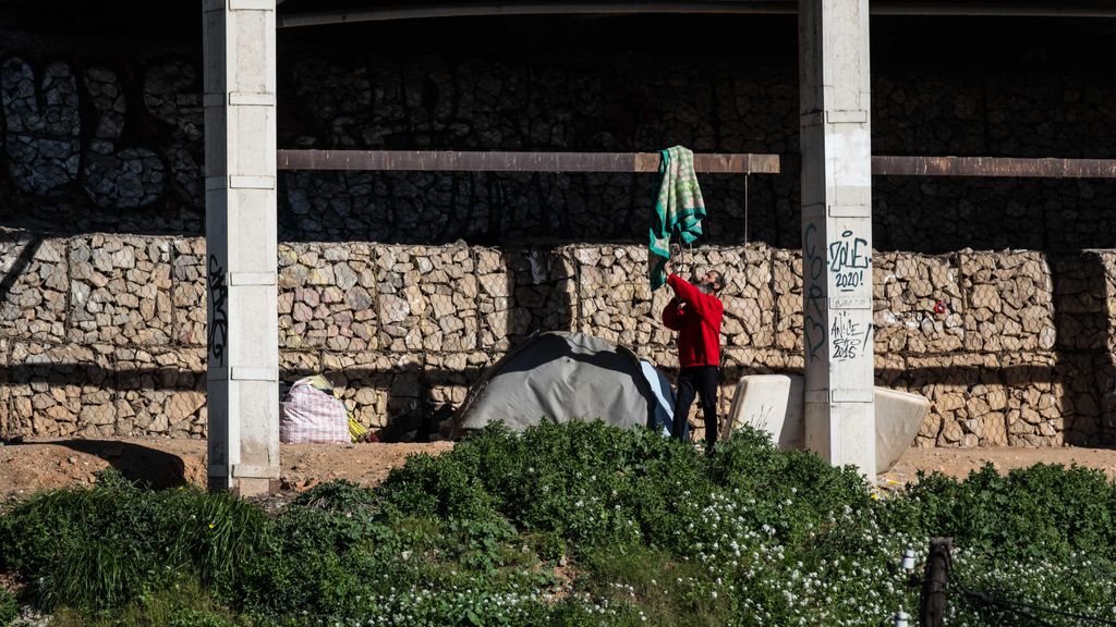 Assentament a la Plaça Karl Marx, entre els districtes d'Horta-Guinardó i Nou Barris